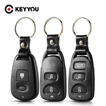 KEYYOU Дистанционно Автомобилен Ключ във формата на Миди 1/2/3/4 Бутони За Hyundai Kia Carens Tucson Elantra Santa FE Carens Sonata 2006 2007 2008 2009 2010