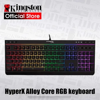 KINGSTON HyperX Alloy Основната RGB Киберспортивная детска клавиатура Метална лента ръчна клавиатура динамични ефекти Влагозащищенная клавиатура
