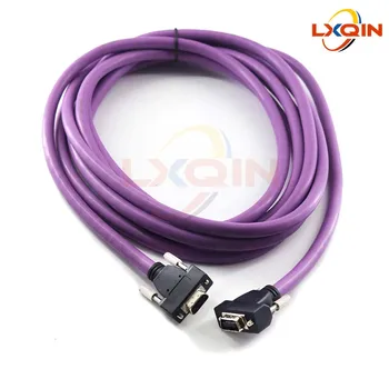 LXQIN 1 бр. принтер 14 контакти PCI дата кабел за Allwin Xuli Human Thunderjet K-jet Gongzheng принтер с висока плътност лилаво кабел