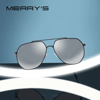MERRYS DESIGN Класически Мъжки Слънчеви Очила Пилот HD Поляризирани Слънчеви очила За Шофиране Луксозни Нюанси UV400 Защита S8220
