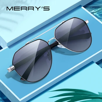 MERRYS DESIGN Класически Мъжки Слънчеви Очила HD Поляризирани Пилотните Слънчеви очила За Шофиране, Риболов TR90 Защита на Краката UV400 S8258