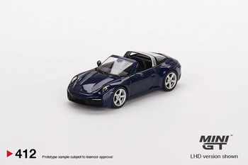 MINI GT 1:64 Porsche 911 Targa 4S Тинтява Син Металик LHD MGT00412-CH