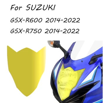 MTKRACING За SUZUKI GSX-R600 GSX-R750 2014-2022 мотоциклетът фаровете на защитно покритие на екрана акрилни светлинна лист
