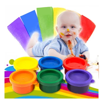 N120 Горещи играчки детски костюм за рисуване с пръсти шестицветный набор от инструменти за рисуване с пръсти детски подарък инструменти за рисуване