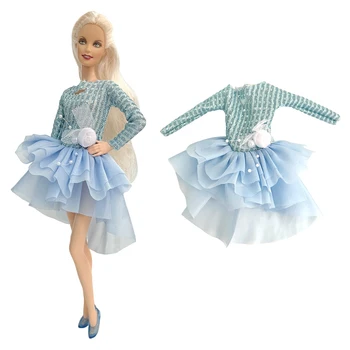 NK 1 Комплект Модно синьо Бельо дрехи За Кукли 1/6 размер FR, Пола, За Танци, Балет Дрехи, Ежедневни Дрехи За Барби Кукли, Аксесоари
