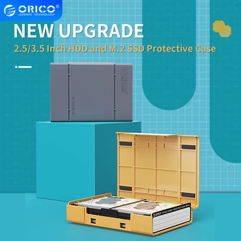 ORICO Кутия За Защита на твърдия диск 2,5 3,5 Инча Външна Кутия За Съхранение на Твърд диск SSD С етикет влагоустойчив, отговарят на високи Калъф За Твърд Диск Чанта Кутия За Съхранение