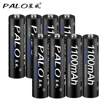 PALO 1.2 V AAA Nimh Акумулаторна Батерия 1100 mah батерия AAA за дистанционното управление