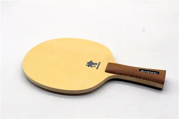 SANWEI Original H10 (1-слойный HINOKI) Нож за тенис на маса от Масивна Кипарис бита за пинг-понг