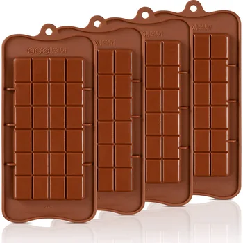 SILIKOLOVE Класическата Шоколадова Форма на Силикон един Шоколад Форма За Печене Хранителни Форми за Многократна употреба С ФОРМАТА на СИЛИЦИЙ