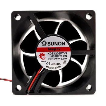 SUNON 12 1,8 W 6025 Тъпо Вентилатор за охлаждане KDE1206PTV1 6 см