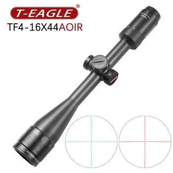 T-Eagle TF4-16x44AOIRHK Оптичен Мерник Пневматичен Пистолет Тактически Мерник Ловен Оптичен Мерник Коллиматорный PCP Очите SFP