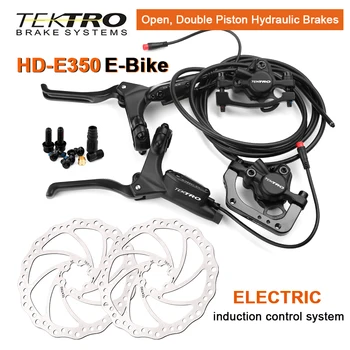 TEKTRO HD-E350 E-bike Спирачка 900/1600 мм Електрически Велосипедни Спирачки МТБ Мощност Управление на Хидравлична Спирачка 180 мм Ротор Скутер Части За Велосипеди