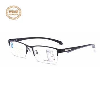 TR90 ретро Прогресивно мультифокальные очила за четене мъжки смарт увеличение анти-сини очила за четене женски UV400