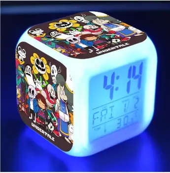 Undertale Cartoony Alarm Clock Детски Играчки Led Reloj Despertador Digital Alarm Clock Електронен Пробуждающий Лампа Настолна Reveil Wekker