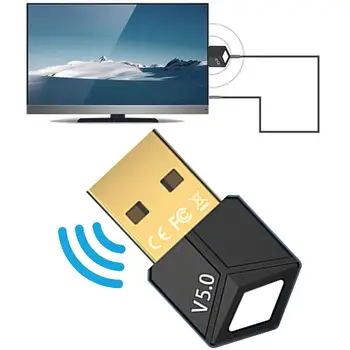 USB Bluetooth 5,0 Адаптер е Приемник RTL8761B Безжичен Bluethooth Dongle 4,0 Музикален Мини-Предавател Bluthooth За PC Компютър