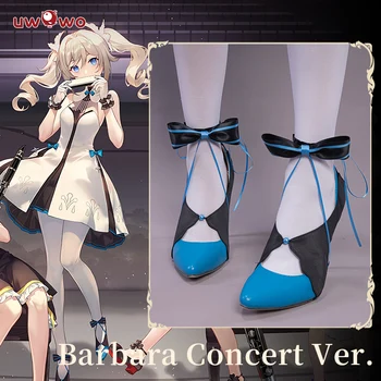 UWOWO Barbara Обувки за cosplay Играта Genshin Въздействието на Живо Версия. Обувки