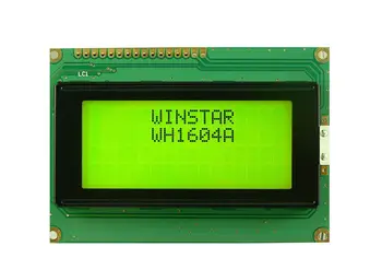 WH1604A LCD модули WINSTAR 16x4 интерфейс по подразбиране 6800 4/8-битов паралелен, 5 В захранването жълто-зелено осветление на екрана