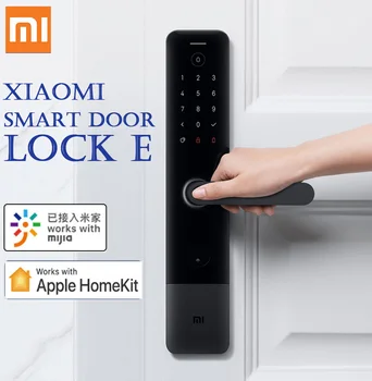 Xiaomi Интелигентна Система за Заключване на вратите E Парола на пръстови отпечатъци Bluetooth Отключване на Откриване на Аларма Работа Mi Home App Звънец и управление на приложение HomeKit