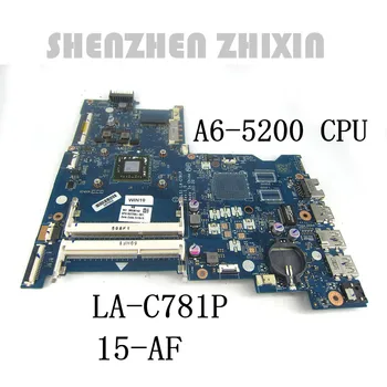 yourui За HP 15-AF 15-AF131DX дънна Платка на лаптоп с процесор A6-5200 827705-501 827705-001 ABL51 LA-C781P 100% тестван