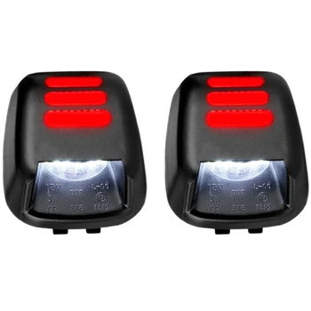 Автомобилни led Осветление на Задния Регистрационен номер Фенера Водоустойчив Задна Светлина за Nissan Navara D40 Frontier Титан 2007-2016
