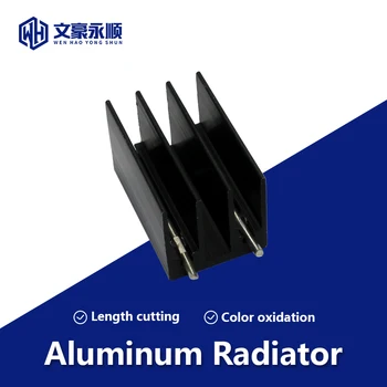 Алуминиев радиатор TO-220/247 23.5/25*16.5* Охладител на зъбите плътност на сондата радиатор профил LED триода 16mm Охладител на зъбите плътност на сондата