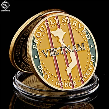 Америка Screaming Eagles Корпуса на морската пехота на Златна Монета на Повикване Колекциониране на Войната във Виетнам, САЩ