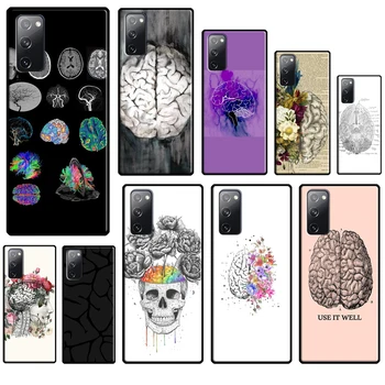 Анатомия на Мозъка Калъф За Samsung Galaxy S21 S22 Note 20 Ultra S8 S9 S10 Note 10 Plus S20 FE Калъф За вашия Телефон