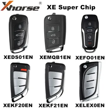 Английска версия 10 бр. Дистанционно ключ серия XHORSE XE със супер чип XEMQB1EN XEDS01EN XEFO01EN XEKF20EN XEKF21EN XELEX0EN