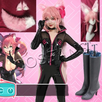 Аниме Съдбата Grand Order/FGO 6 Годишнина Tamamo Vitch Етап 1 Cosplay Костюм за Хелоуин cosplay костюм пълен комплект перука обувки