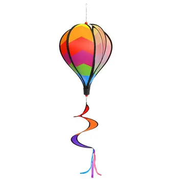 Балон Цветни Атрактивен Обрат Градински Вятърна Фабрика Градински Балон Вятър Пайети Въртяща Се Цветна Вятърна Мелница
