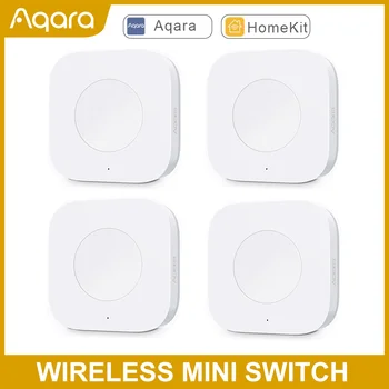 Безжичен ключ Aqara Mini с интернет Zigbee, Универсална 3-посочен бутон за управление на устройства 