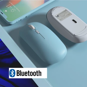 Безжична Bluetooth Мишка За iPad, Samsung и Huawei Lenovo MiPad Android, Windows и Ipad Акумулаторна Мишка За Лаптоп преносим Компютър