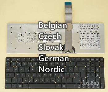 Белгийската Чешко Словашка Немска Скандинавски Клавиатура за Asus R752LD R752LK R752LN R752M R752MA U57A U57VD U57VJ U57VM X751 X751B X751BP
