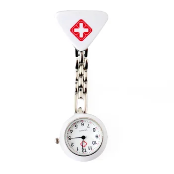 Водоустойчив кръгли стъклени разнообразни цветове, стилен и компактен, удобен за носене на кварцови часовници джобни triangle медицинска сестра