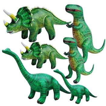 ГОЛЯМ Малък Надуваем Динозавър Играчки Птерозавр T-rex Птеранодон Стегозавр PVC Надуваем Балон за рождения Ден На Динозавър Вечерни Аксесоари