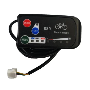 Гореща РЕКЛАМА-Електрически Велосипеди Дисплей 24 36 48 В Ebike Интелектуална контролен Панел LCD Дисплей LED880 Водоустойчив Контролера на КТ