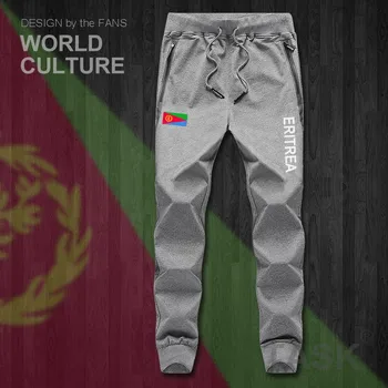 Еритрея Эритрейский ERI ER мъжки панталони джоггеры гащеризон спортни панталони спортен пот фитнес руно тактически случайни нация кънтри гамаши