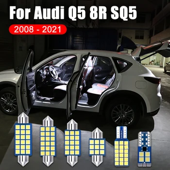 За Audi Q5 8R SQ5 2008-2016 2017 2018 2019 2020 2021 14 БР. 12 В Автомобилни LED Лампи За Четене Тоалетен Огледало Лампи за Багажника Жабката Лампи