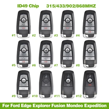 За Ford Edge Explorer Fusion Mondeo Expedition 2017-2019 Умен Бесключевой Дистанционно ключ FCCID M3N-A2C93142600 315/434/868/902 Mhz