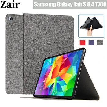 За SM T700 T705 Калъф за таблет Луксозен кожен smart-калъф за Samsung Galaxy Tab S 8,4 Книга Smart-Калъф Кожен Калъф-поставка