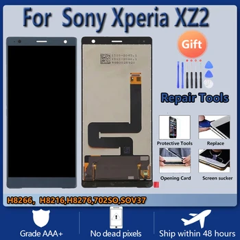 За Sony Xperia XZ2 LCD екран възли с докосване стъкло За Sony Xperia XZ2H 8266 H8216 H8296 H8276 702SO LCD дисплей оригиналния Черен