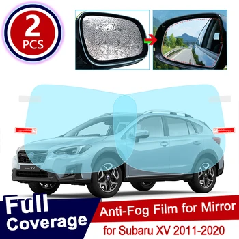 За Subaru XV, 2011 ~ 2020 Автомобилно огледало за задно виждане, защитен слой Против Отблясъци Водоустойчив Противотуманная Непромокаемая Фолио на Автомобилни Аксесоари