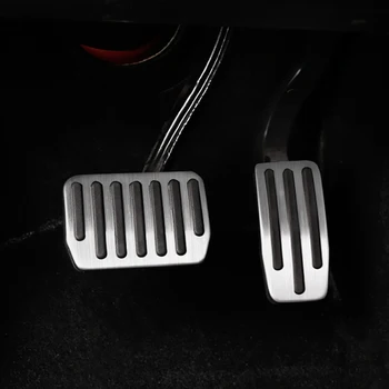 За Tesla, Модел 3 Y 2021 Аксесоари Модел 3 Алуминиева Сплав Педала На Газта Педала На Спирачката Автомобили Педала На Подложката На Седалките