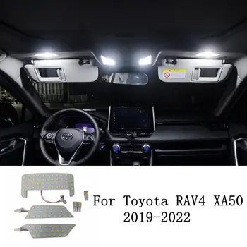 за Toyota RAV4 XA50 2019 2020 2021 RAV 4 xa50 Авто Нощен Интериор Куполни светлини на покрива LED 4x4 Лампа за четене в Багажника Бели Лампи Canbus