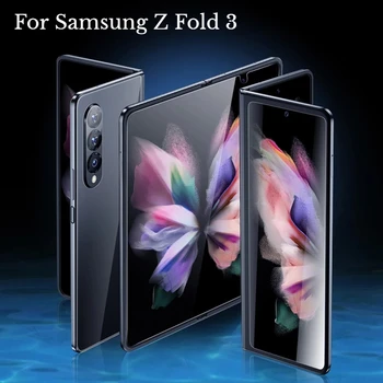 Защитни фолиа 3 в 1 за Samsung Galaxy Z Fold 3 5G с пълно покритие Отпред и отзад Гидрогелевая защитно фолио за Galaxy Z Fold 3