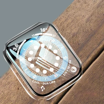 Защитно покритие на екрана за Apple watch 7/6/5/4/3/2/SE 44 мм 40 мм 42 мм 38 мм 41 мм, 45 мм, калъф iwatch устойчив на удари Корпус Аксесоари