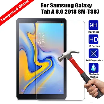 Защитно фолио от закалено стъкло 9H за Samsung Galaxy Tab A 8,0 2018 SM-T387W SM-T387V SM-T387 8-инчов Стъклен филм