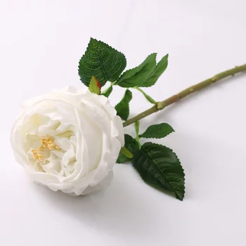 Изкуствена Латексова Роза Момента на Докосване на Фалшив Цвете Сватба Булката Държи Цветя, Дом и Градина Хол САМ Договореност Декор