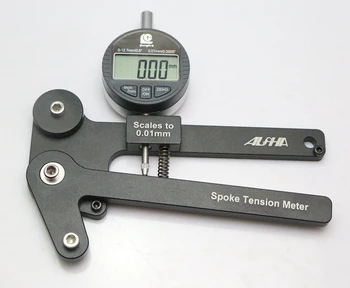 Измерване на напрежение, механични / на електронни спици на велосипед (инструмент за производство на колела)