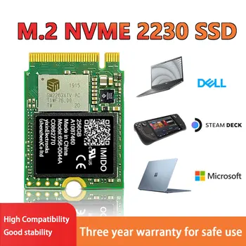 ИМИДО 2230 М 2 SSD CL1-3D 512 GB, 1 TB Твърд диск M2 SSD NVMe PCIE ПАРНА КОМПЛЕКТ ПОВЪРХНОСТТА на SSD Замени BG4 SN530 520 PM991 PM971 BC711